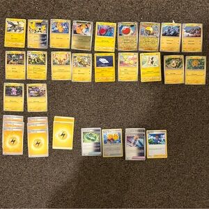 ⚡ Pokémon TCG Electric Deck Builder Lot | 30+ Cards | Trainers + Energy ⚡